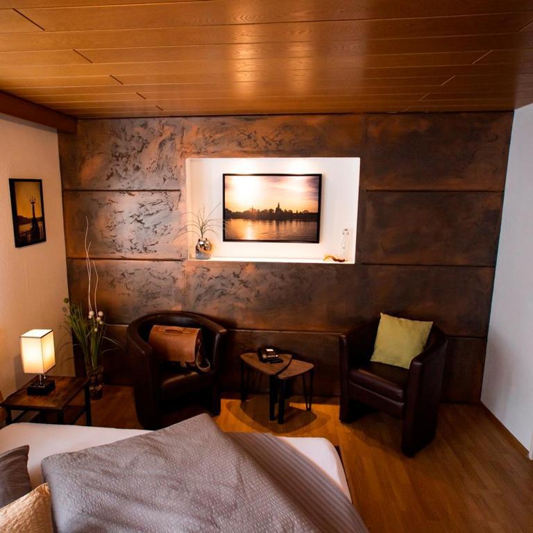 Haus Rose Bed & Breakfast Allensbach Bagian luar foto
