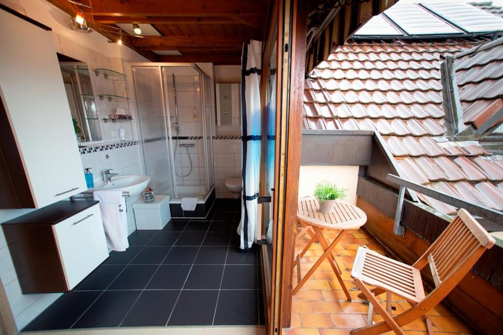 Haus Rose Bed & Breakfast Allensbach Bagian luar foto
