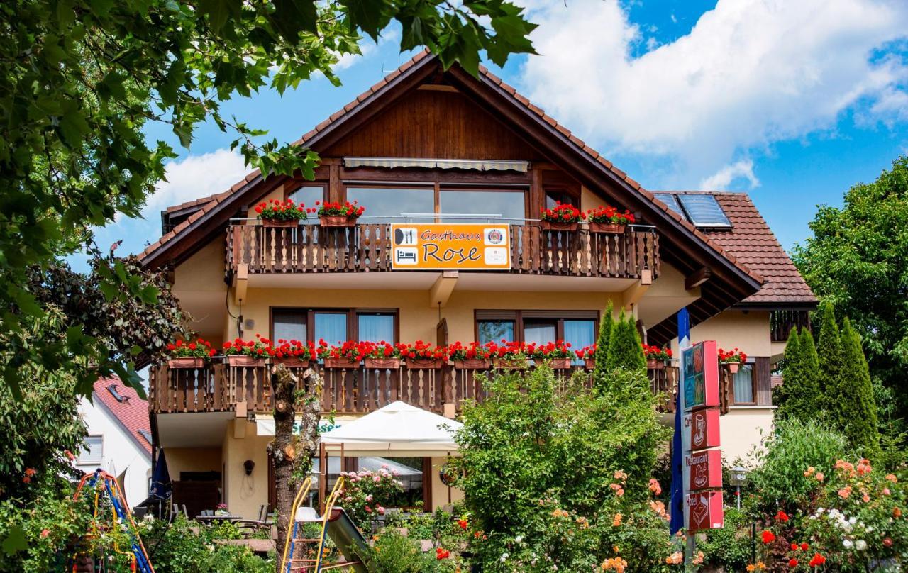 Haus Rose Bed & Breakfast Allensbach Bagian luar foto
